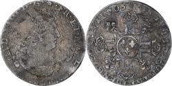 World Coins - France, Louis XIV, 1/12 Ecu aux 8 L, 1705, Caen, réformé, , Silver