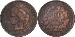 World Coins - Coin, France, Cérès, 10 Centimes, 1873, Paris, ancre, , Bronze