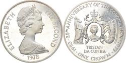 World Coins - Coin, Tristan Da Cunha, Elizabeth II, Crown, 1978, Pobjoy Mint, , Silver