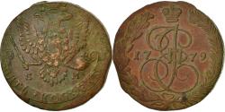 World Coins - Coin, Russia, Catherine II, 5 Kopeks, 1779, Ekaterinbourg, , Copper