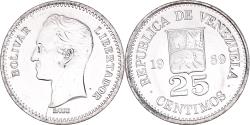 World Coins - Coin, Venezuela, 25 Centimos, 1989, , Nickel Clad Steel, KM:50a