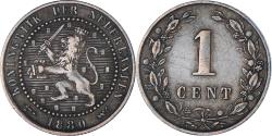 World Coins - Coin, Netherlands, William III, Cent, 1880, , Bronze, KM:107.1