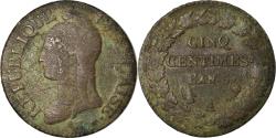 World Coins - Coin, France, Dupré, 5 Centimes, AN 5, Paris, , Bronze, KM:640.1