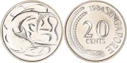 World Coins - Coin, Singapore, 20 Cents, 1984