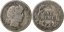 Us Coins - United States, Dime, Barber Dime, 1908, U.S. Mint, Silver, , KM:113