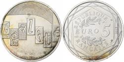 World Coins - France, 5 Euro, Egalité, 2013, Monnaie de Paris, Silver,