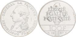 World Coins - France, 100 Francs, La Fayette, 1987, MDP, Pattern, Silver,