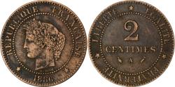 World Coins - France, 2 Centimes, Cérès, 1886, Paris, Bronze, , Gadoury:105