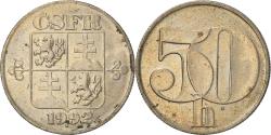 World Coins - Coin, Czechoslovakia, 50 Haleru, 1992, , Copper-nickel, KM:144