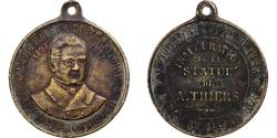 World Coins - France, Medal, Inauguration de la Statue de Adolphe Thiers, Nancy, 1879, Brass