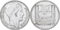 World Coins - France, 20 Francs, Turin, 1936, Paris, Silver, , Gadoury:852, KM:879
