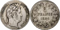 World Coins - France, 5 Francs, Louis-Philippe, 1834, Lille, Silver, , Gadoury:678