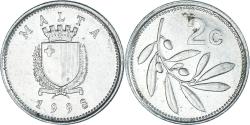 World Coins - Coin, Malta, 2 Cents, 1998