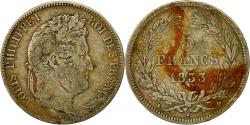 World Coins - Coin, France, Louis-Philippe, 5 Francs, 1833, Lyons, , Silver