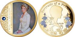 World Coins - United Kingdom , Medal, Portraits de la Princesse Diana, , Copper Gilt