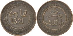 World Coins - Coin, Morocco, 'Abd al-Aziz, 5 Mazunas, 1903, Birmingham, , Bronze