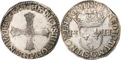World Coins - France, Henri IV, 1/4 Ecu, 1604, Saint-Lô, Silver, , Gadoury:596A