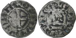 World Coins - France, Philip II, Denier, 1180-1223, Saint-Martin de Tours, Silver,