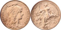 World Coins - France, 5 Centimes, Dupuis, 1912, Paris, Bronze, , Gadoury:165, KM:842