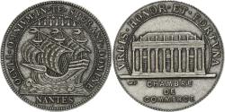 World Coins - France, Token, Chambre de Commerce de Nantes, Silver,