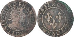 World Coins - Coin, France, Louis XIII, Double Tournois, 1631, Lyon, , Copper