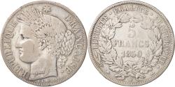 World Coins - Coin, France, Cérès, 5 Francs, 1850, Strasbourg, , Silver, KM:761.2