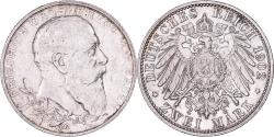 World Coins - German States, BADEN, Friedrich I, 2 Mark, 1902, Silver, , KM:271
