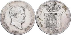 World Coins - Italian States, NAPLES, Ferdinando II, 120 Grana, 1856, Silver,