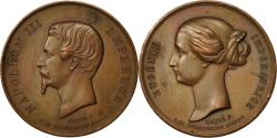 World Coins - France, Medal, Eugénie Impératrice, Undated, Caqué, , Cuivre