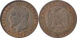 World Coins - Coin, France, Napoleon III, Napoléon III, 5 Centimes, 1863, Paris,