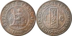 World Coins - Coin, FRENCH INDO-CHINA, Cent, 1888, Paris, , Bronze, KM:1, Lecompte:10
