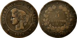 World Coins - Coin, France, Cérès, 5 Centimes, 1875, Bordeaux, , Bronze