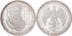 World Coins - Federal Republic of Germany, 5 Mark, 1969, Stuttgart, Silver,