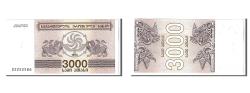 World Coins - Banknote, Georgia, 3000 (Laris), 1993, UNC(65-70)