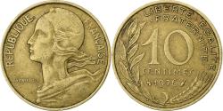 World Coins - France, 10 Centimes, Marianne, 1976, Paris, Aluminum-Bronze,