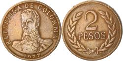 World Coins - Coin, Colombia, 2 Pesos, 1977, , Bronze, KM:263