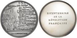 World Coins - France, Medal, Révolution Française, La Convention, History, Pépin,