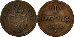 World Coins - Coin, German States, HESSE-DARMSTADT, Ludwig X, Pfennig, 1819,