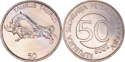 World Coins - Coin, Slovenia, 50 Tolarjev, 2005, Kremnica, , Copper-nickel, KM:52