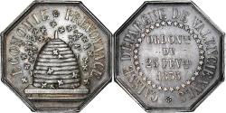 World Coins - France, Token, Caisse d'Epargne de Valenciennes, Silver,