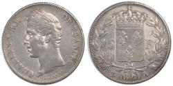 World Coins - Coin, France, Charles X, 5 Francs, 1828, Paris, , Silver, KM:728.1
