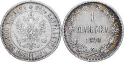 World Coins - Finland, Alexander III, Markka, 1890, Helsinki, Silver, , KM:3.2