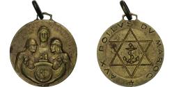 World Coins - France, Medal, Aux Poilus du Maroc, Brass,