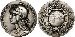 World Coins - France, Medal, French Third Republic, Médaille Coloniale, n.d., Silver
