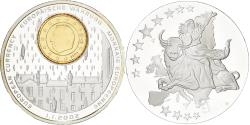 World Coins - Belgium, Medal, Monnaies européennes, 2002, Copper Plated Silver,