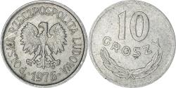 World Coins - Coin, Poland, 10 Groszy, 1976, Warsaw, , Aluminum, KM:AA47