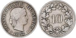 World Coins - Coin, Switzerland, 10 Rappen, 1882