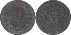 World Coins - Coin, Principality of Dombes, Gaston d'Orléans, Double Tournois, 1642