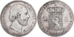 World Coins - Coin, Netherlands, William III, 2-1/2 Gulden, 1871, , Silver, KM:82