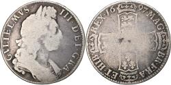 World Coins - Kingdom of England, William III, 1/2 Crown, 1697, London, Silver,
